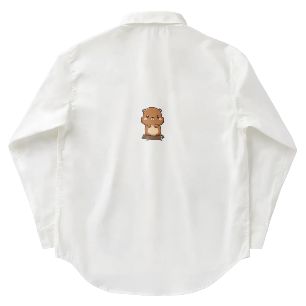 gomashio8899のカピバラくん Work Shirt