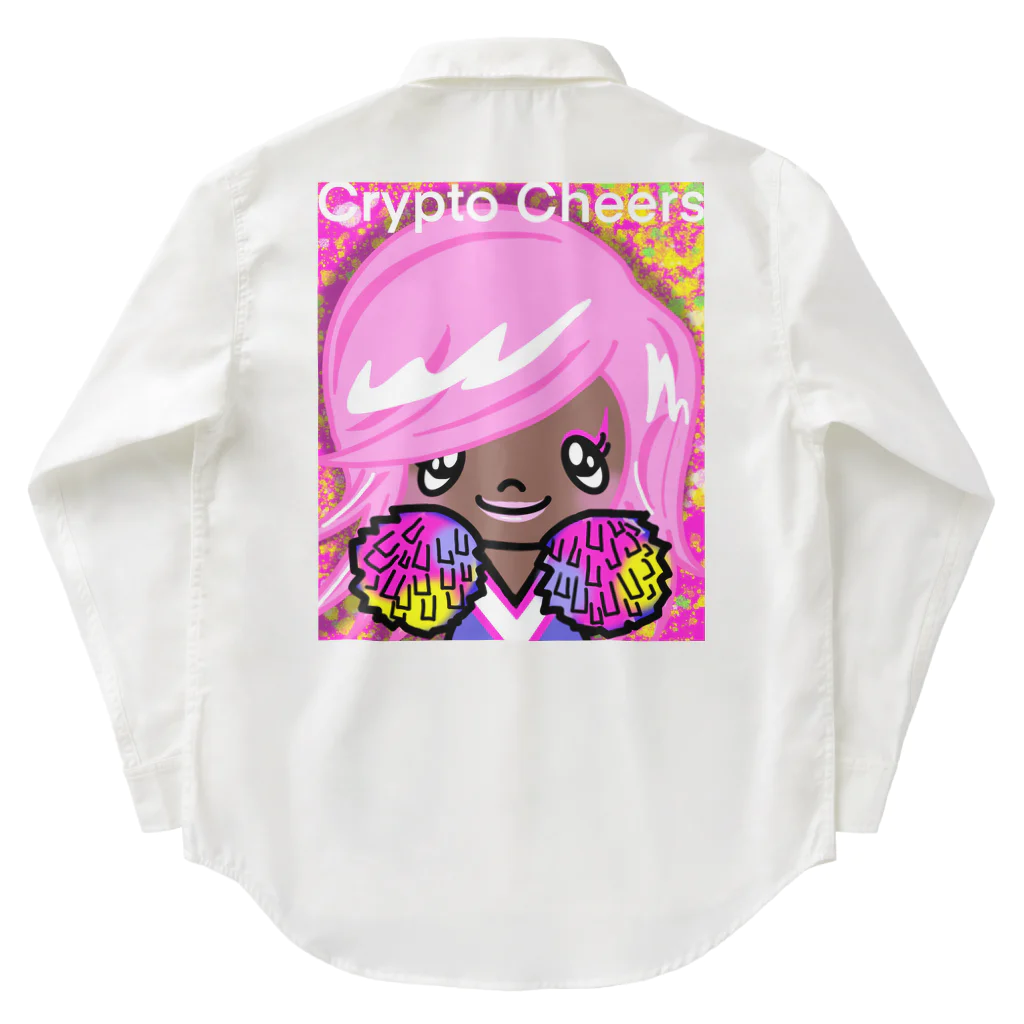 Link Creation online SHOPのCrypto Cheers１ ワークシャツ
