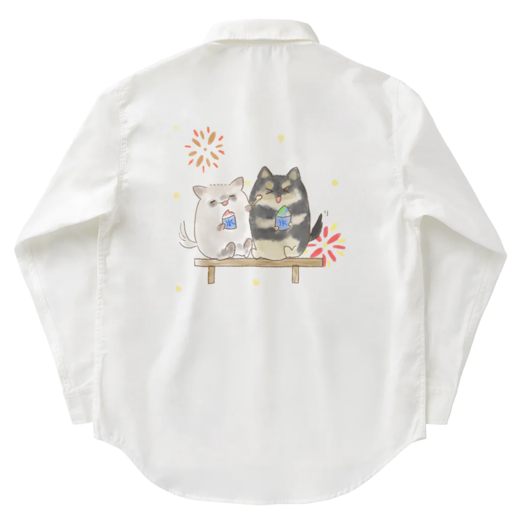 せとのお店屋さんの【斗希ちゃん&明日希ちゃん】 Work Shirt