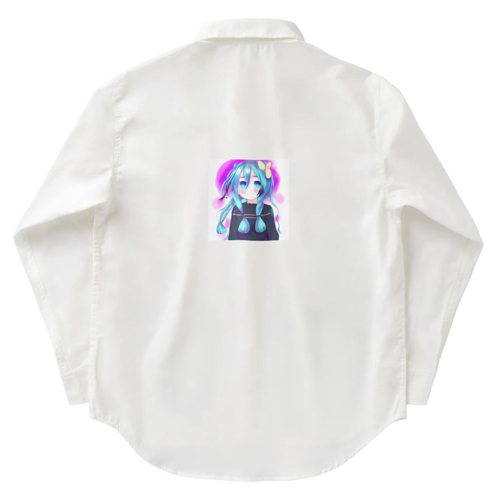 ttsststtttttの可愛いボーカロイド風の女の子 Work Shirt