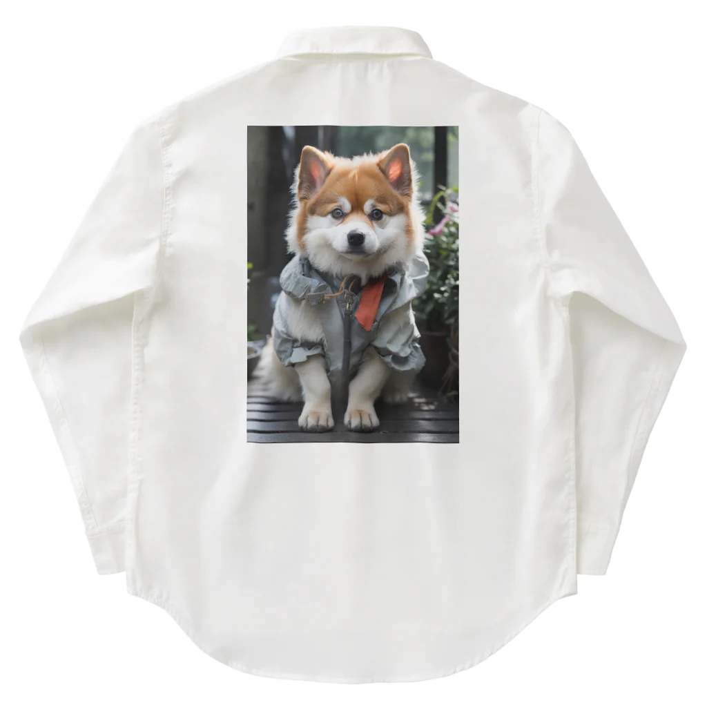 TATAKUKUのおしゃれな犬 Work Shirt