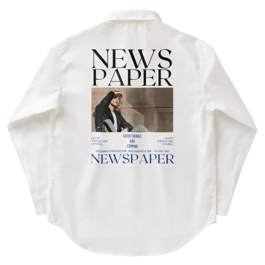 show.のNEWS PAPER ワークシャツ