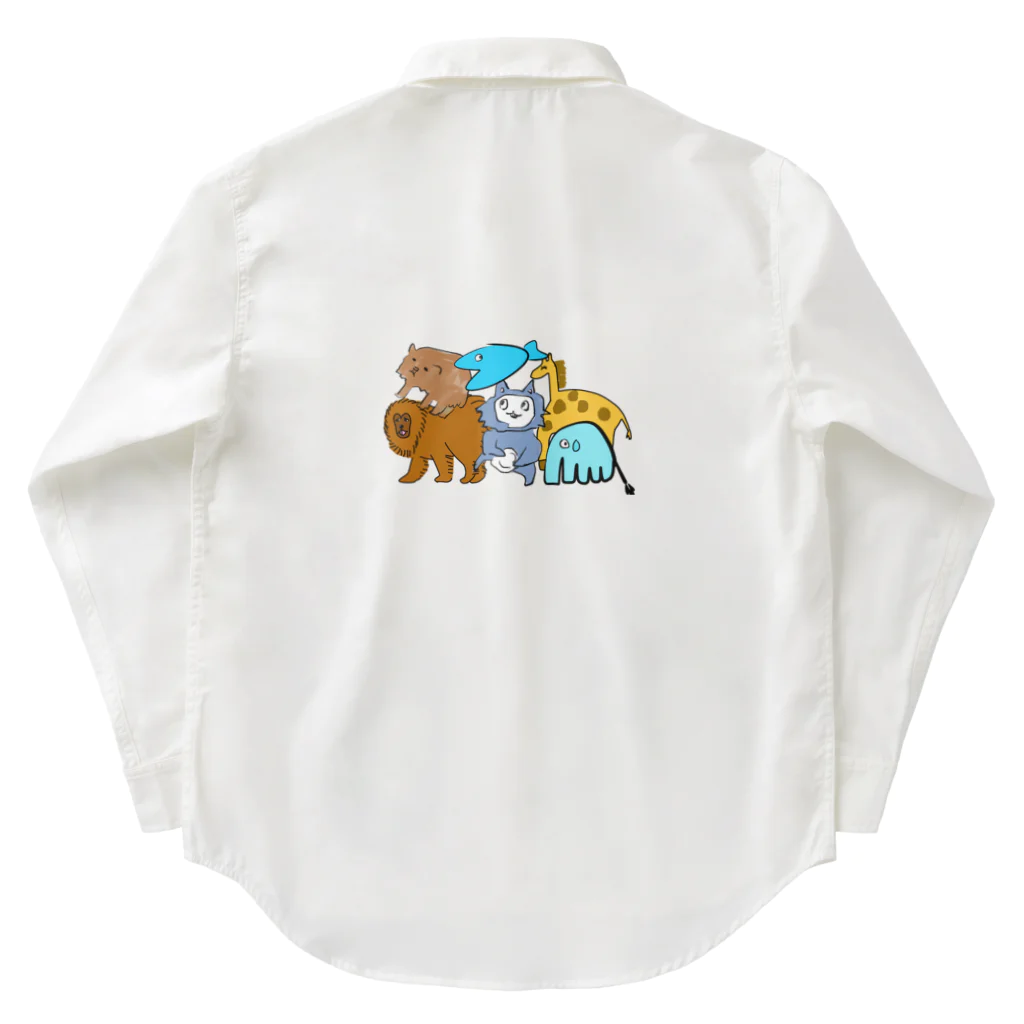 Mショップのあたいの動物園 Work Shirt