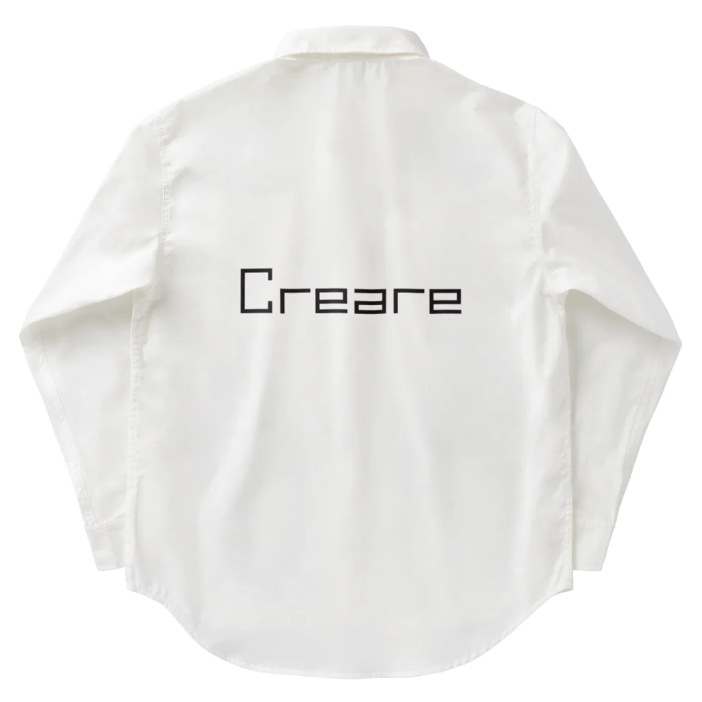 Creare クレアーレのクレアーレ　シンプルロゴ Work Shirt