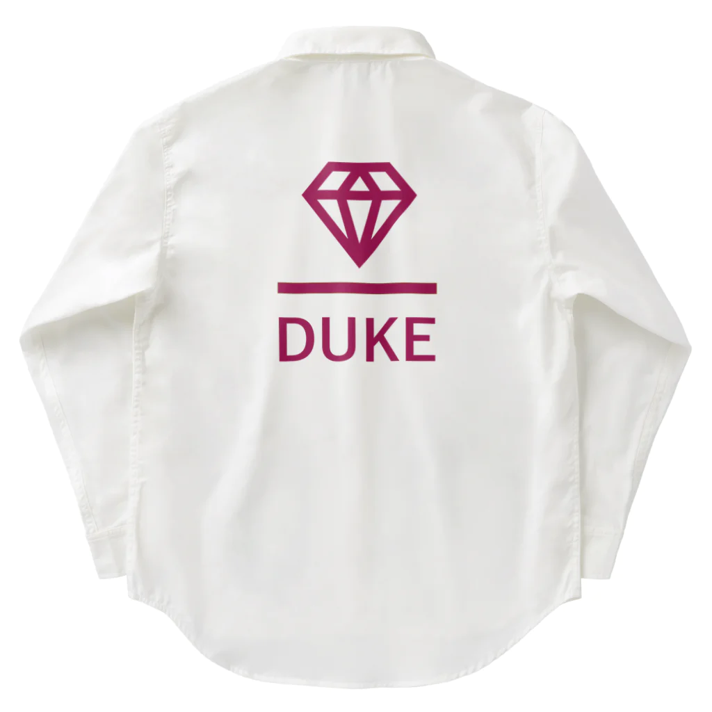 Duke Diamondのデューク・ダイアモンド(ボルドー) ワークシャツ