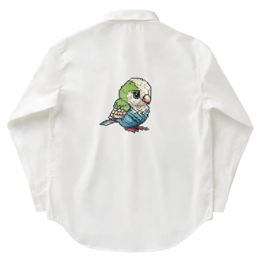 朱音琴音のドット絵のインコ２ Work Shirt