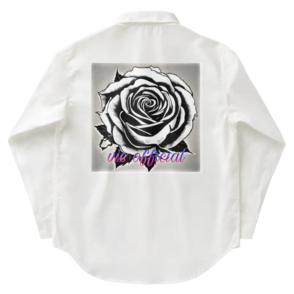 vieのBLACK_rose Work Shirt