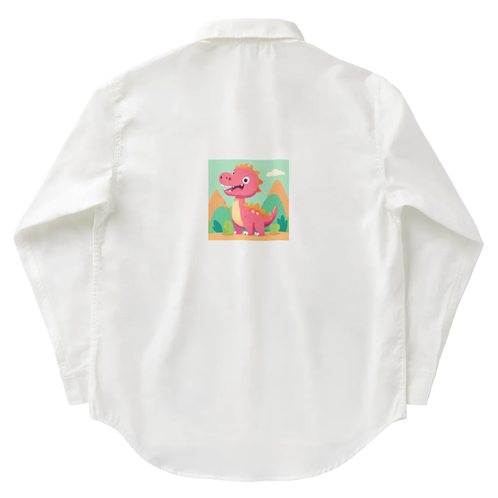 tick_tack shopの皆んな大好きサウルスくん Work Shirt