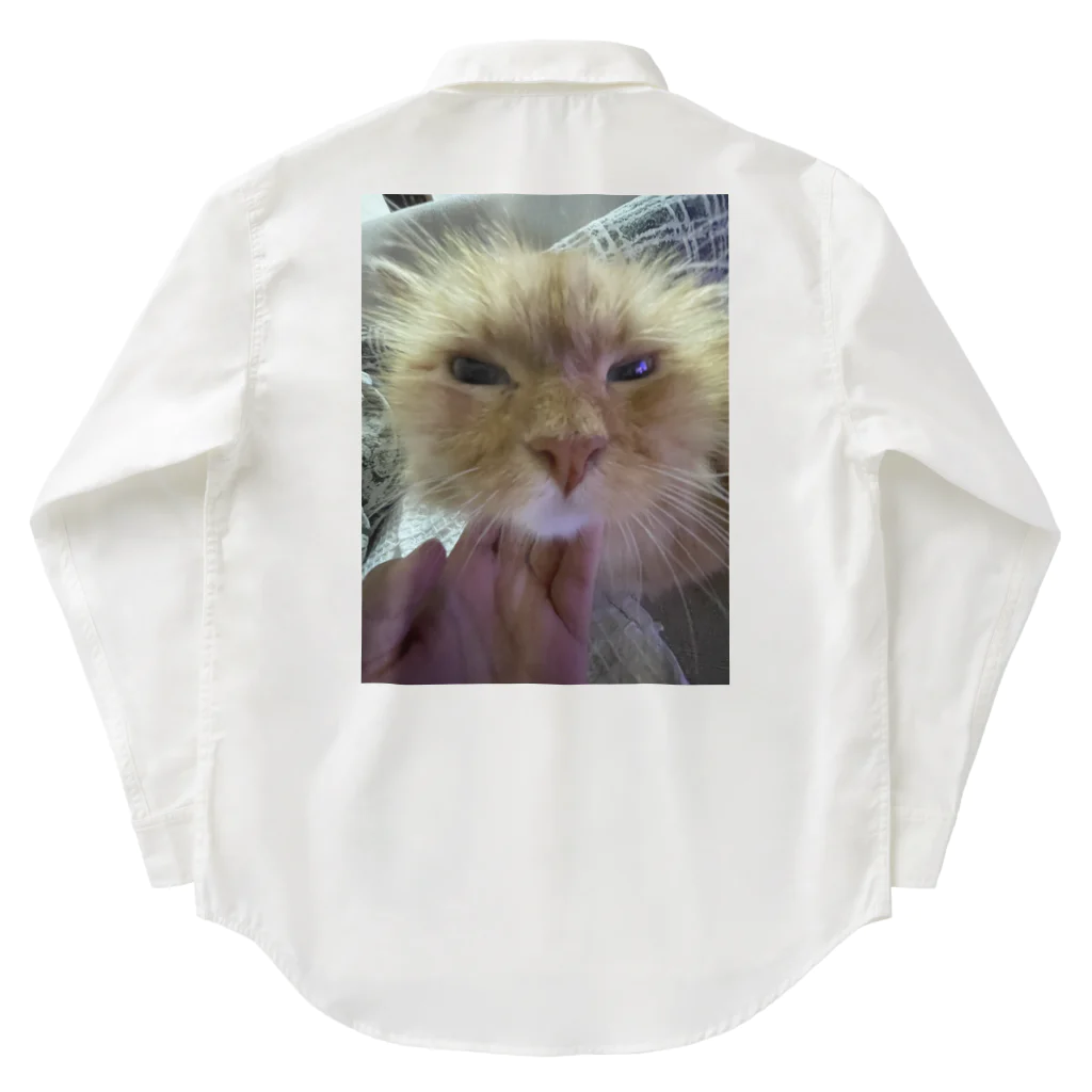 otsの可愛い猫 Work Shirt