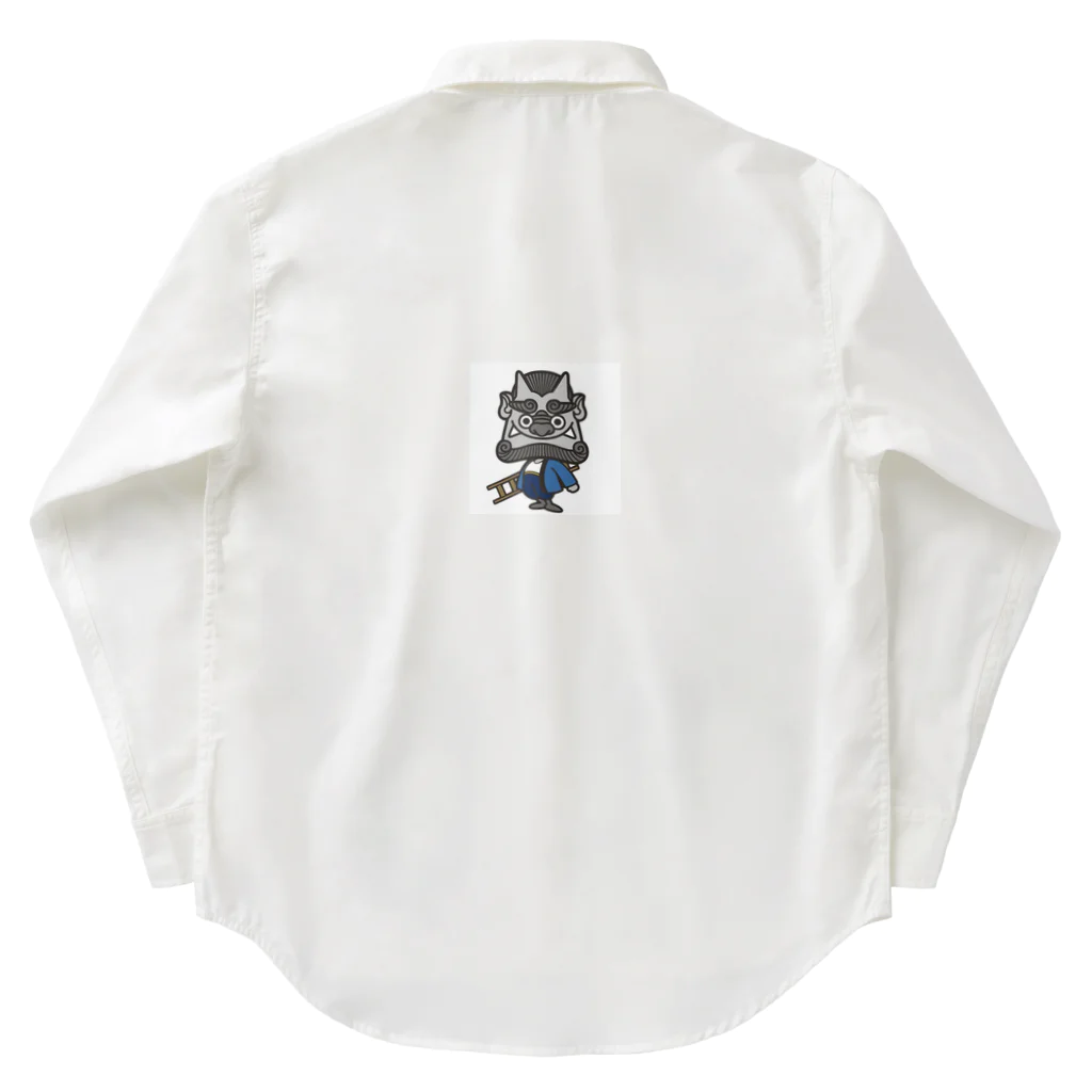 おててのどうぶつえんの鬼瓦くん Work Shirt