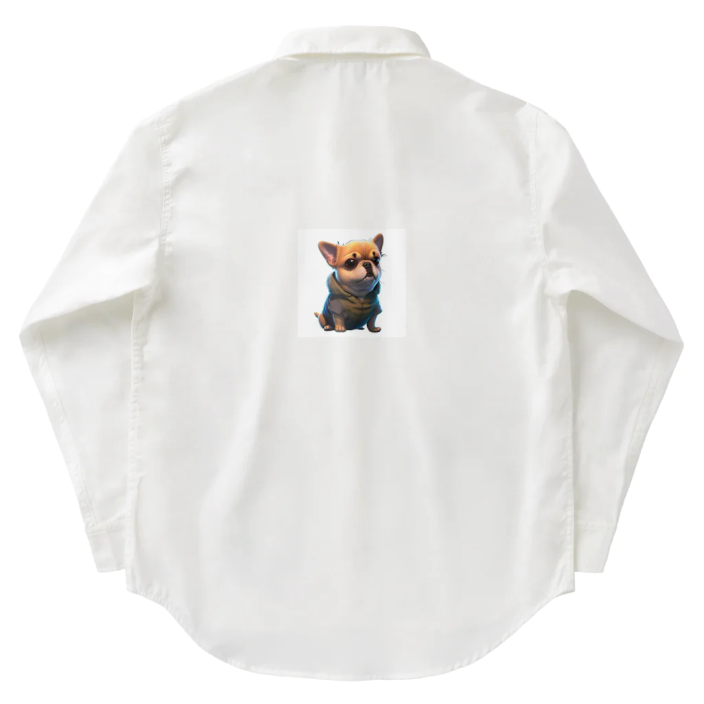 ブサかわフレンズのぶさかワン🐶 Work Shirt