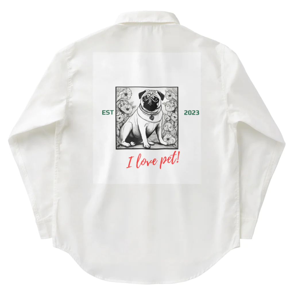 ワンダーワールド・ワンストップのDog ペット好き⑦ Work Shirt