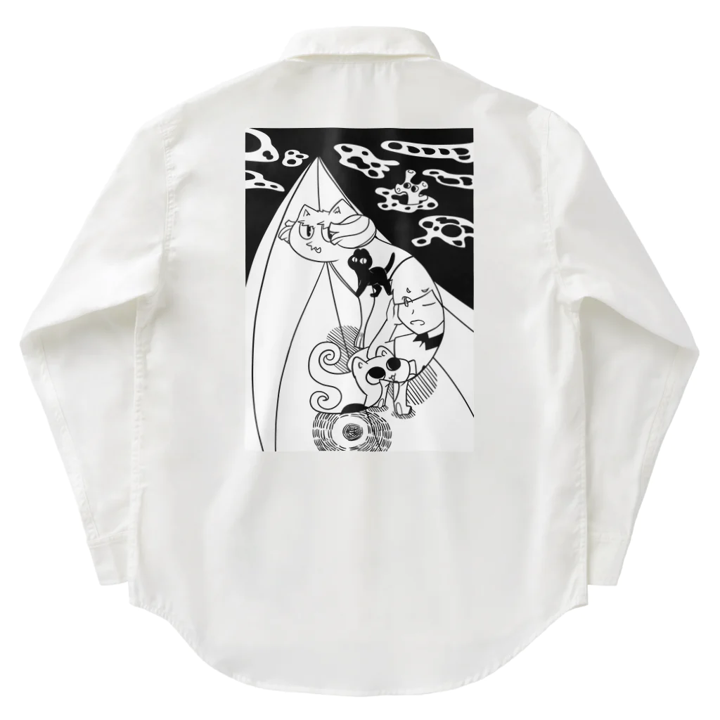 Animaru639のThe and of Cats-004 Work Shirt