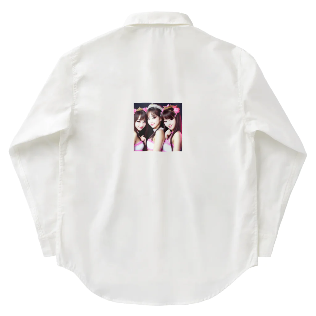 KSK SHOPの美少女アイドルグループ Work Shirt