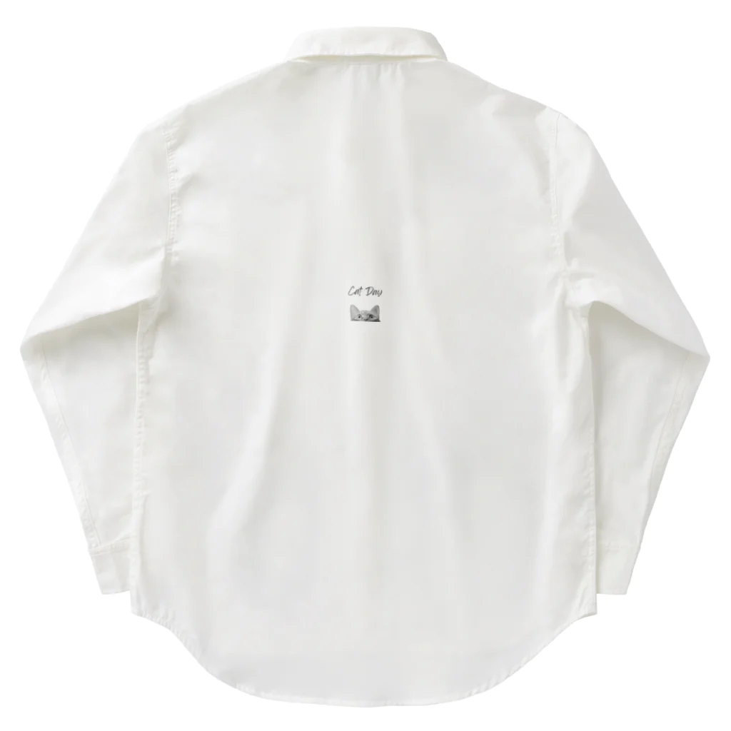 TAIYO 猫好きのCatday Work Shirt