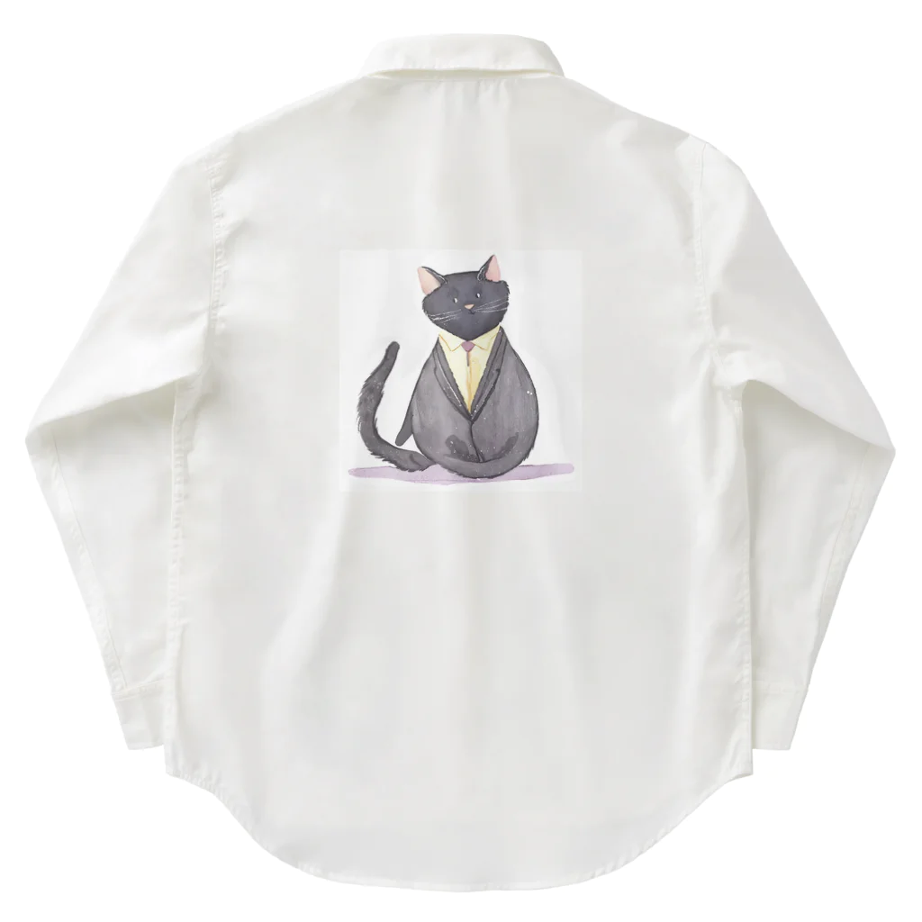 kgymのスーツ猫 Work Shirt