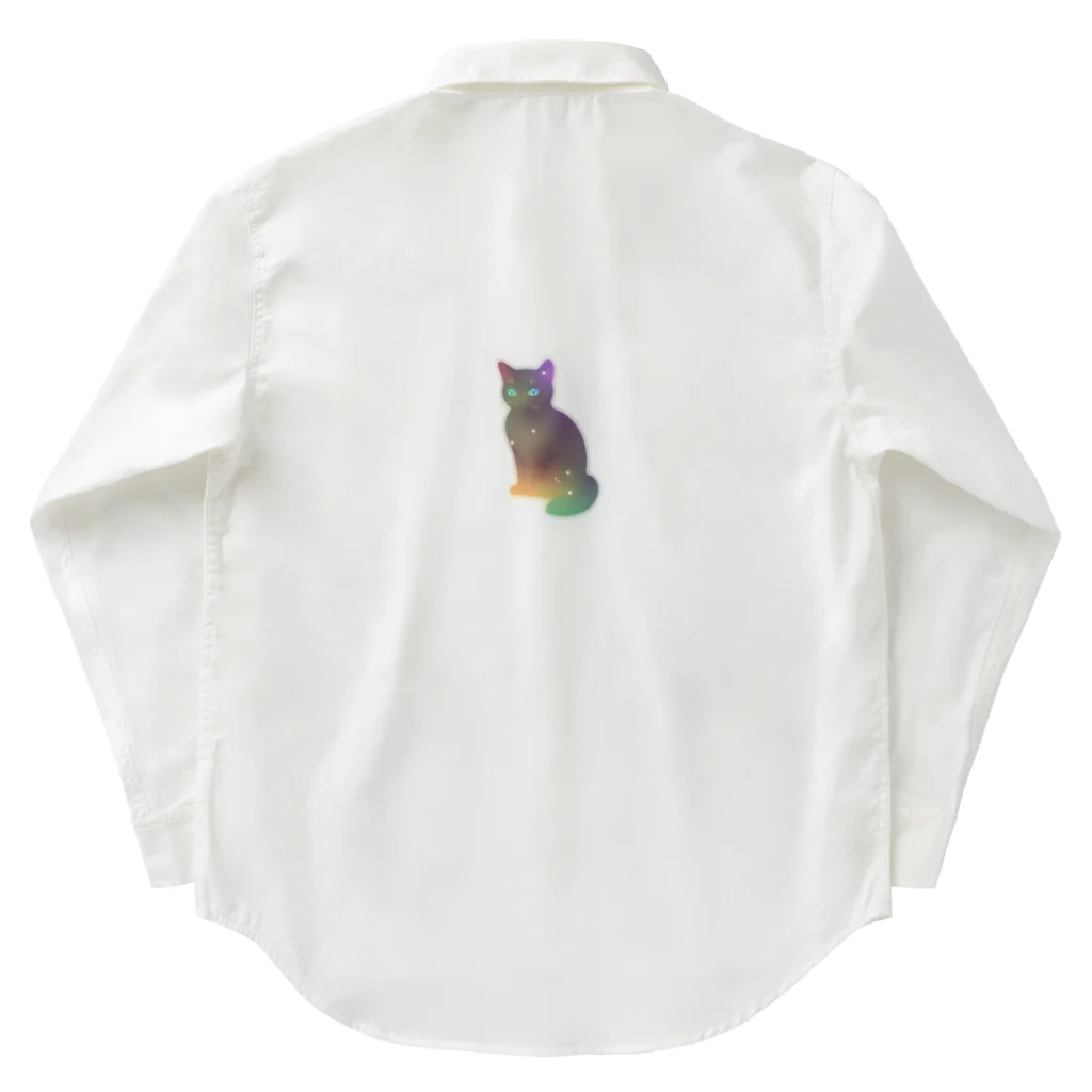 ageha(アゲハ)のくろねこ Work Shirt