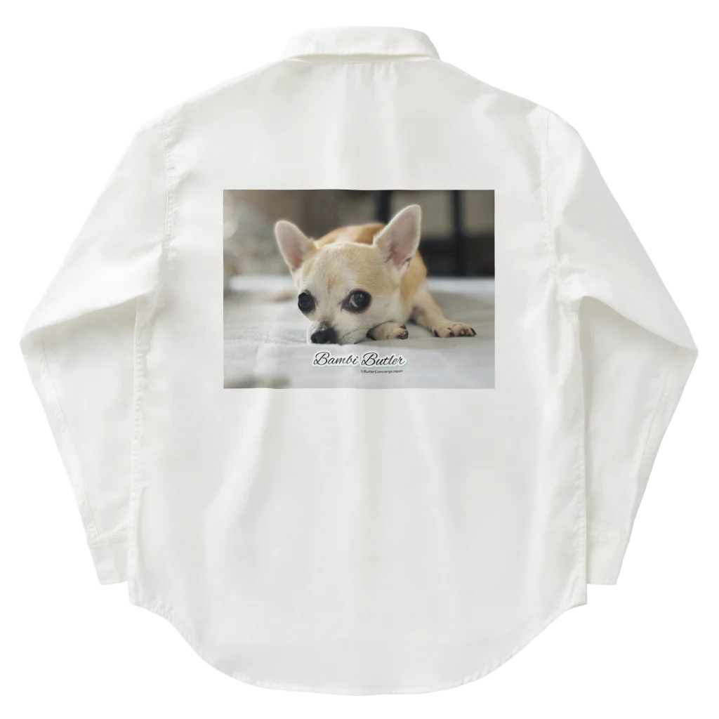 犬執事・ドッグバトラーのバンビ君ショップの世界初！本物の犬執事・ドッグバトラーのバンビ君 Work Shirt