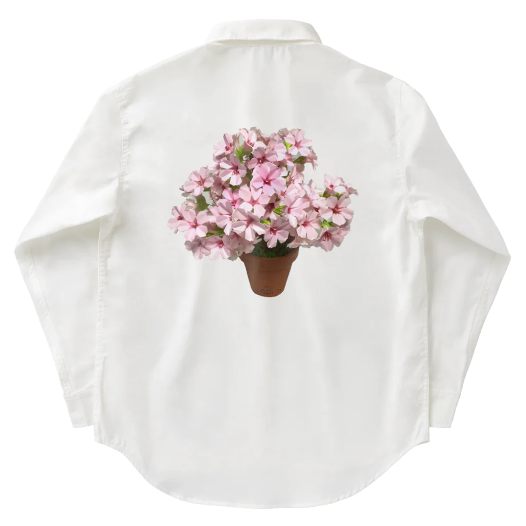 kumakumapcの折り紙桜（文字なし） Work Shirt