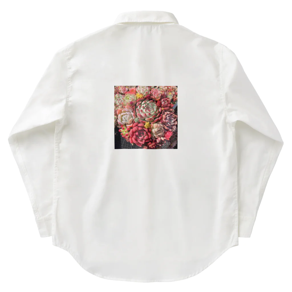 Echeveria_Masterの華やかなエケベリア Work Shirt