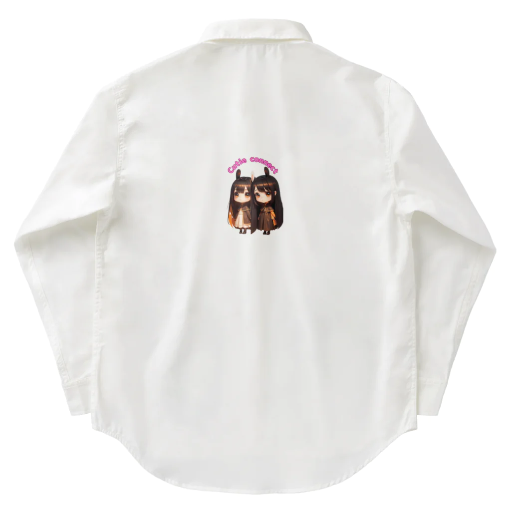 Cutie connectの双子のウサ耳 Work Shirt