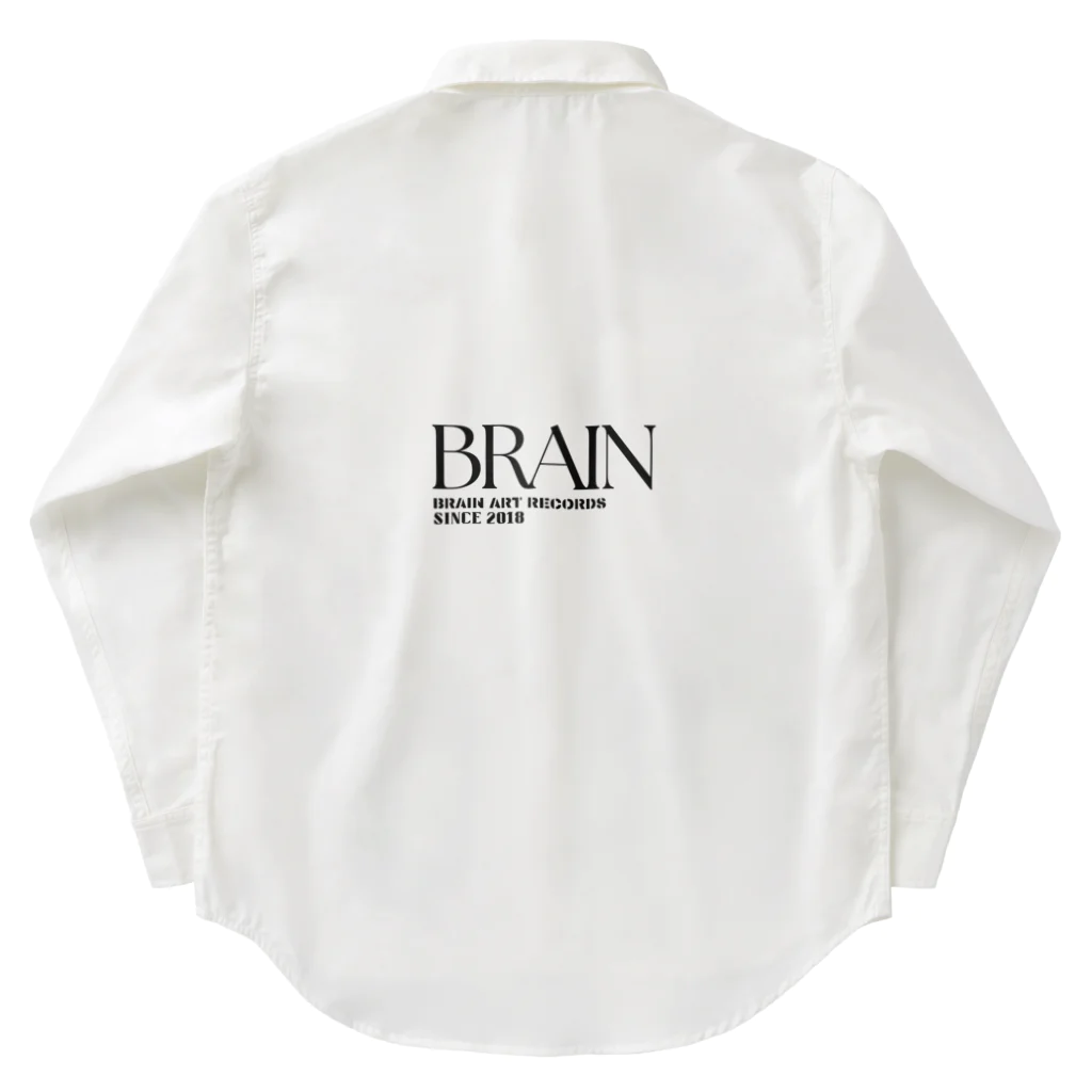 BRAIN ART RECORDSⒸのBRAIN ART RECORDS 2023 A/W WEB SHOP limited Product ワークシャツ