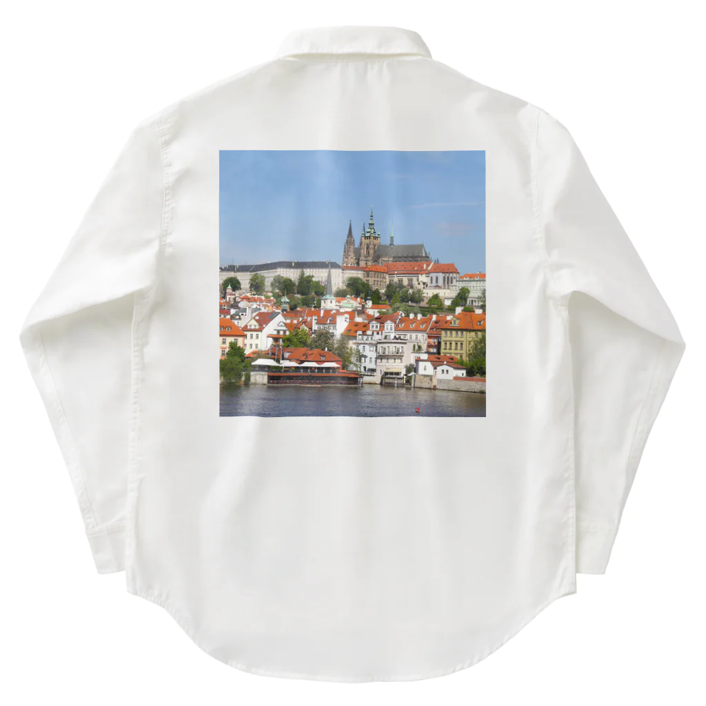 bitpiyoのプラハ城 ワークシャツ