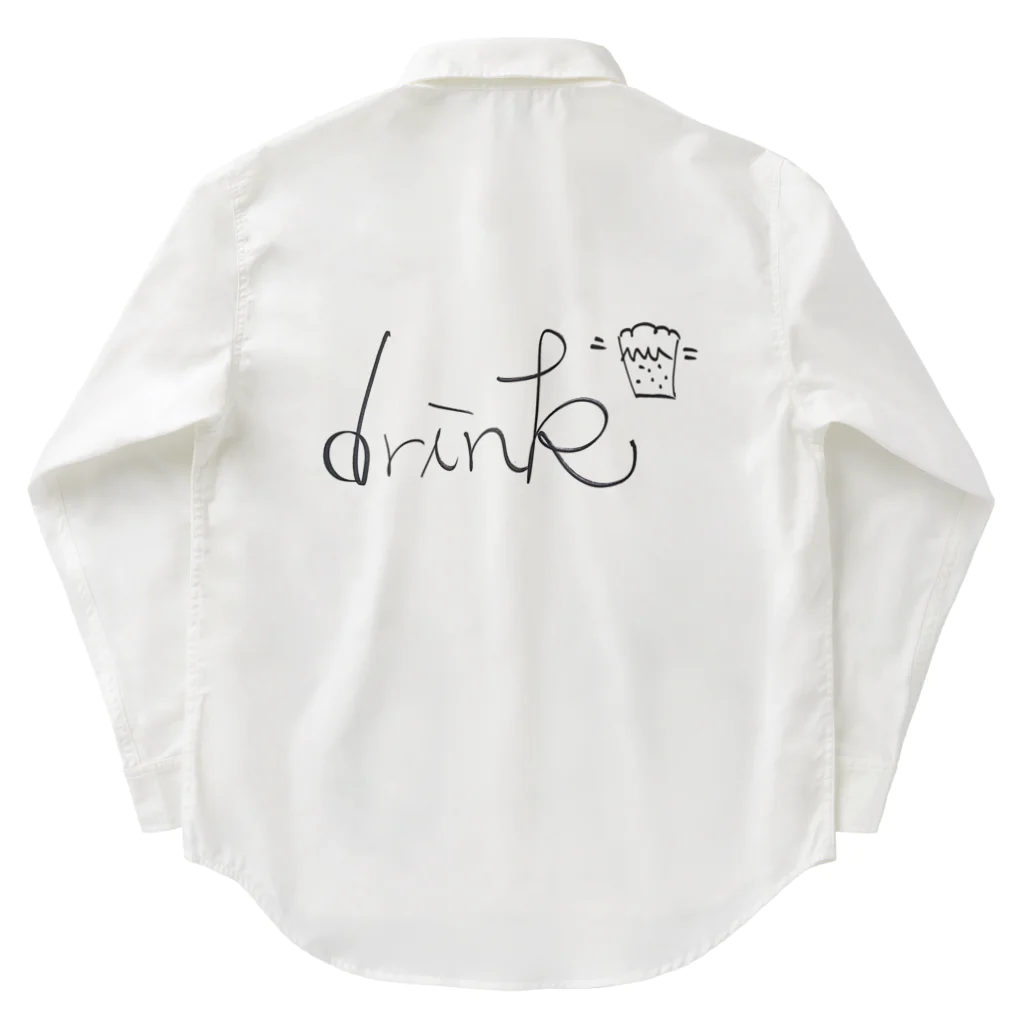 しょーもないデザイン屋のdrink Work Shirt