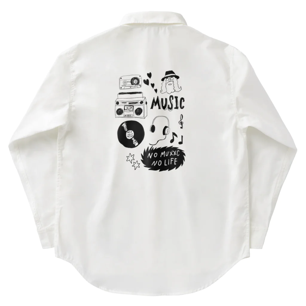 Sawa.の通販の音楽の、何か Work Shirt