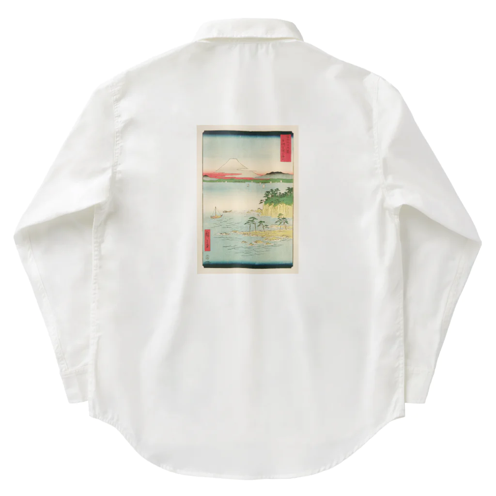 浮世絵屋の広重「冨二三十六景⑰　相州三浦之海上 」歌川広重の浮世絵 Work Shirt