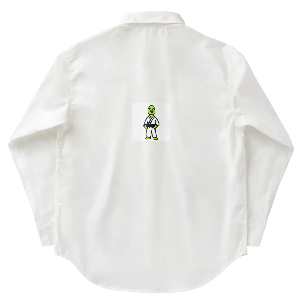 tessiiiの緑柔道 Work Shirt
