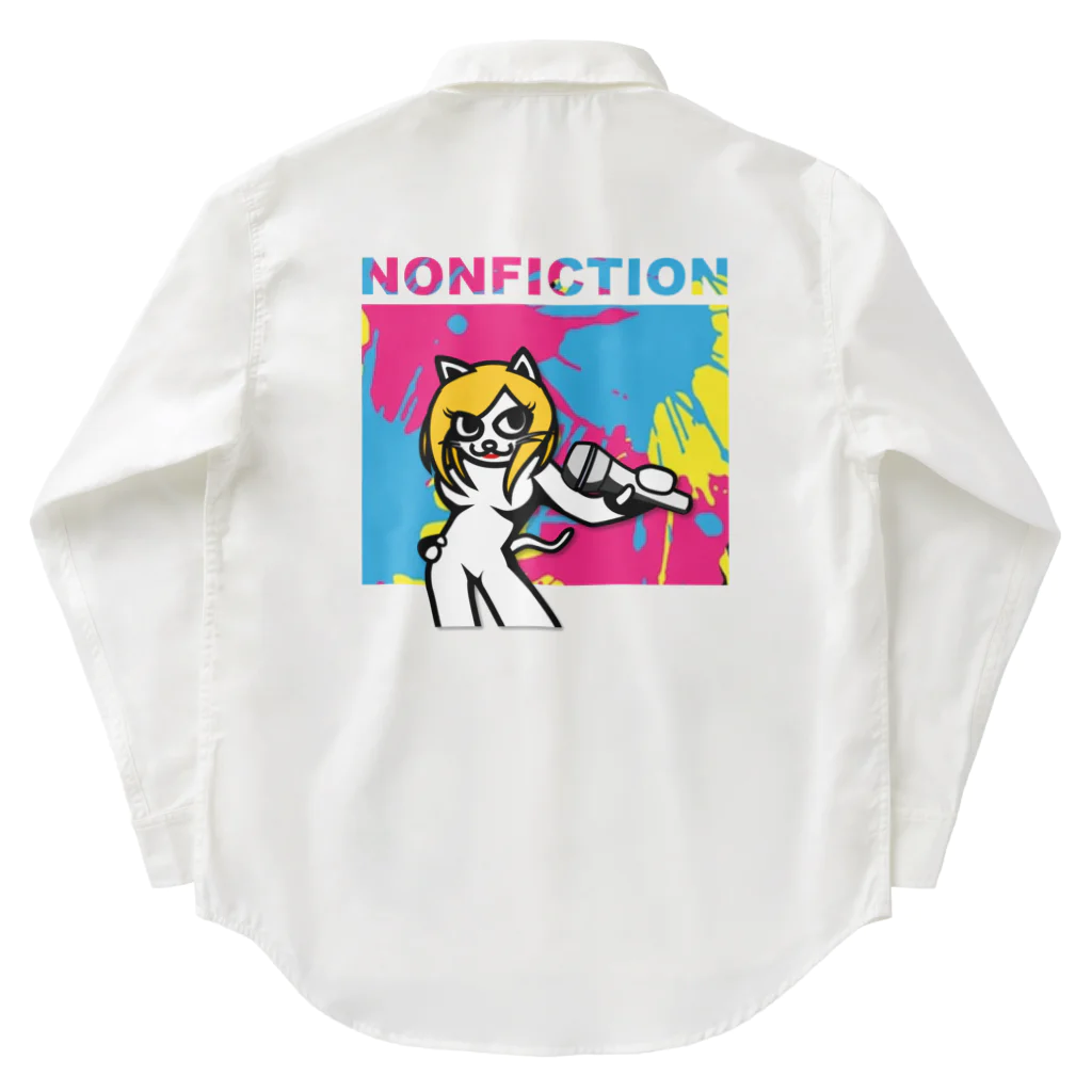 猫キャラになったよ『シンガーのん』のNONFICTIONの『シンガーのん』 Work Shirt