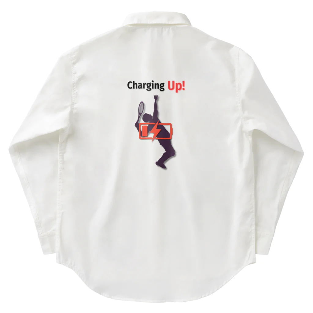 creative-power-labのCharging Up　テニス ワークシャツ