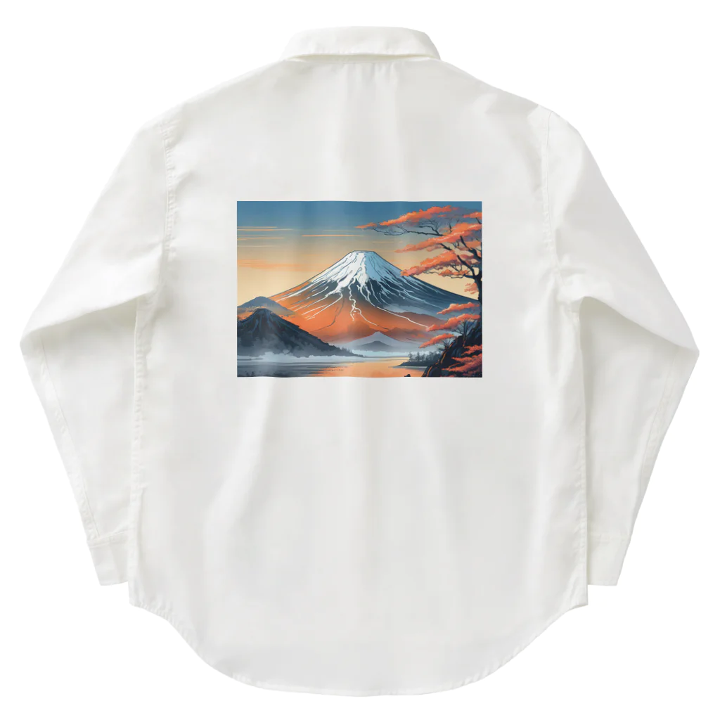 Happy Shopの富士山 Work Shirt
