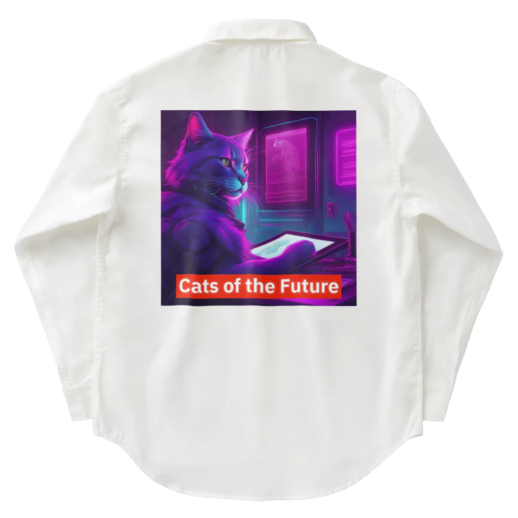 THE NOBLE LIGHTのCats of the Future Work Shirt