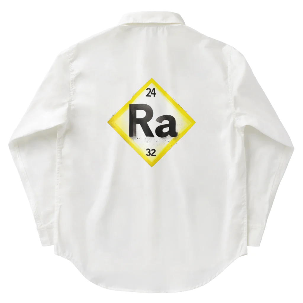 science closet（科学×ファッション）の元素シリーズ　~ラジウム Ra~ ワークシャツ