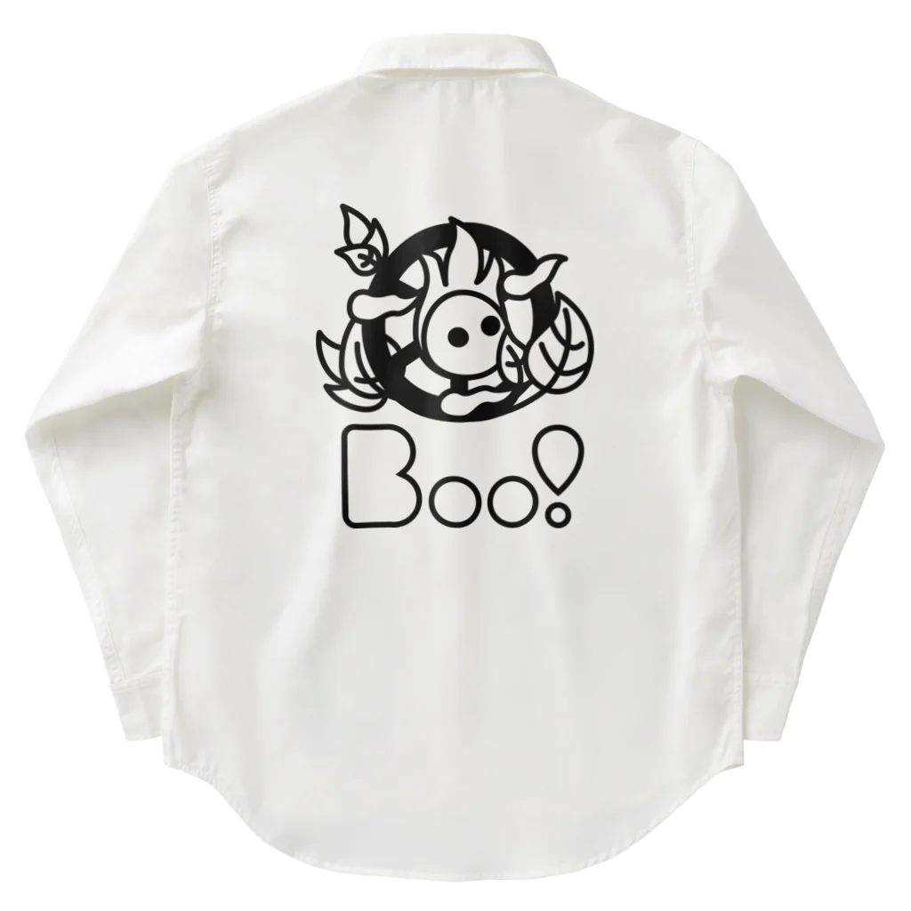 Boo!のBoo!(輪入道) ワークシャツ