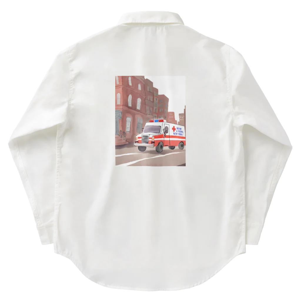 37minのニューヨークを走る救急車 ワークシャツ