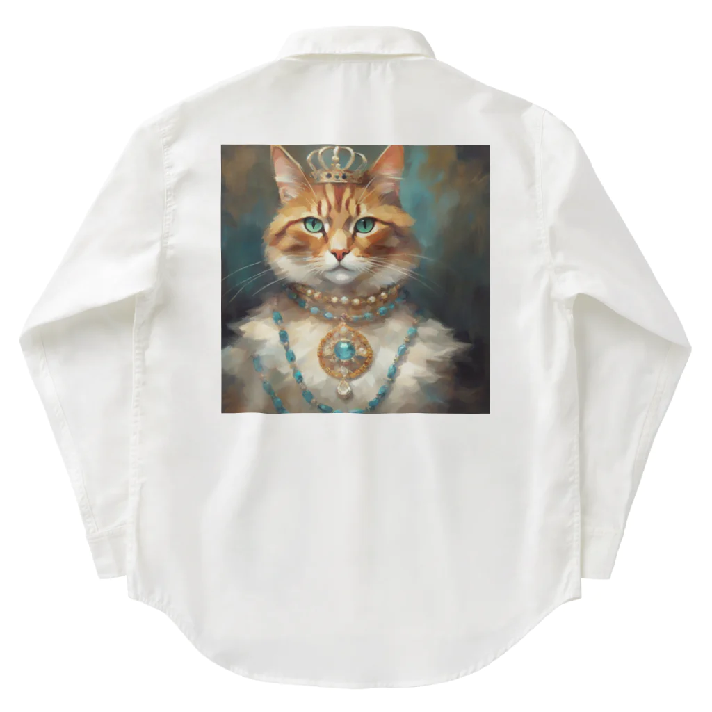 esmeralda64のパライバトルマリンの瞳の猫 Work Shirt