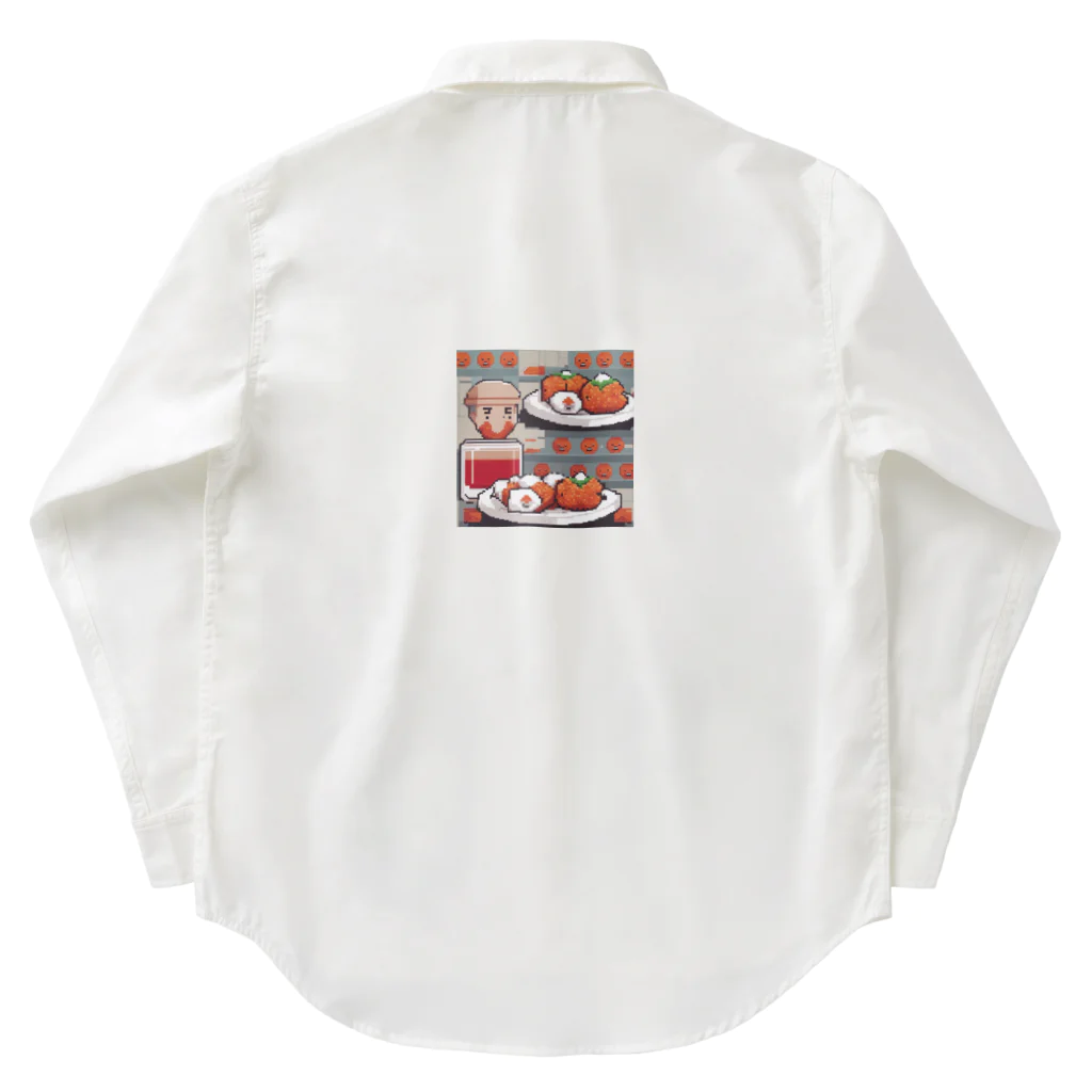 kawaiidoubututatiのいくらおにぎり Work Shirt