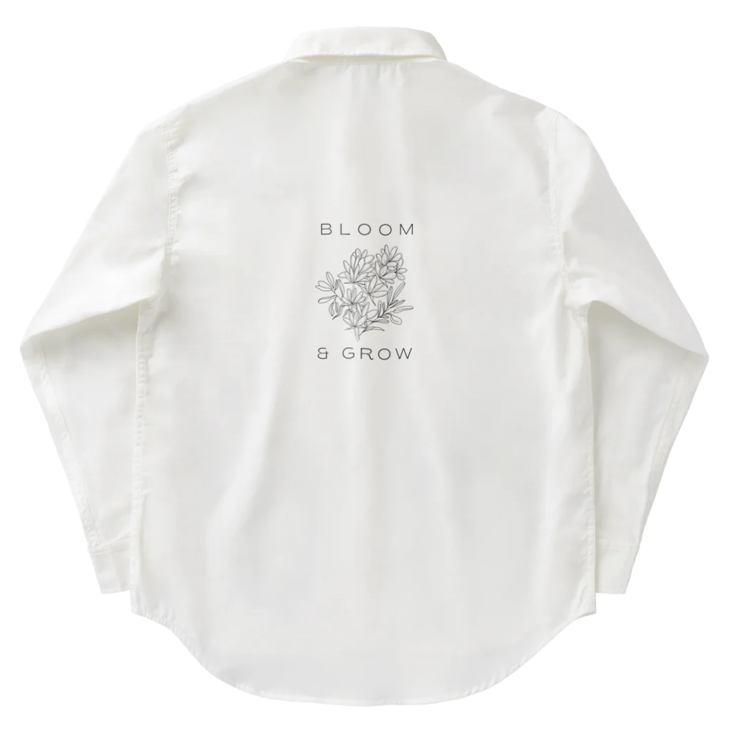 BTS ARMY2013のフローラルデザイン Work Shirt