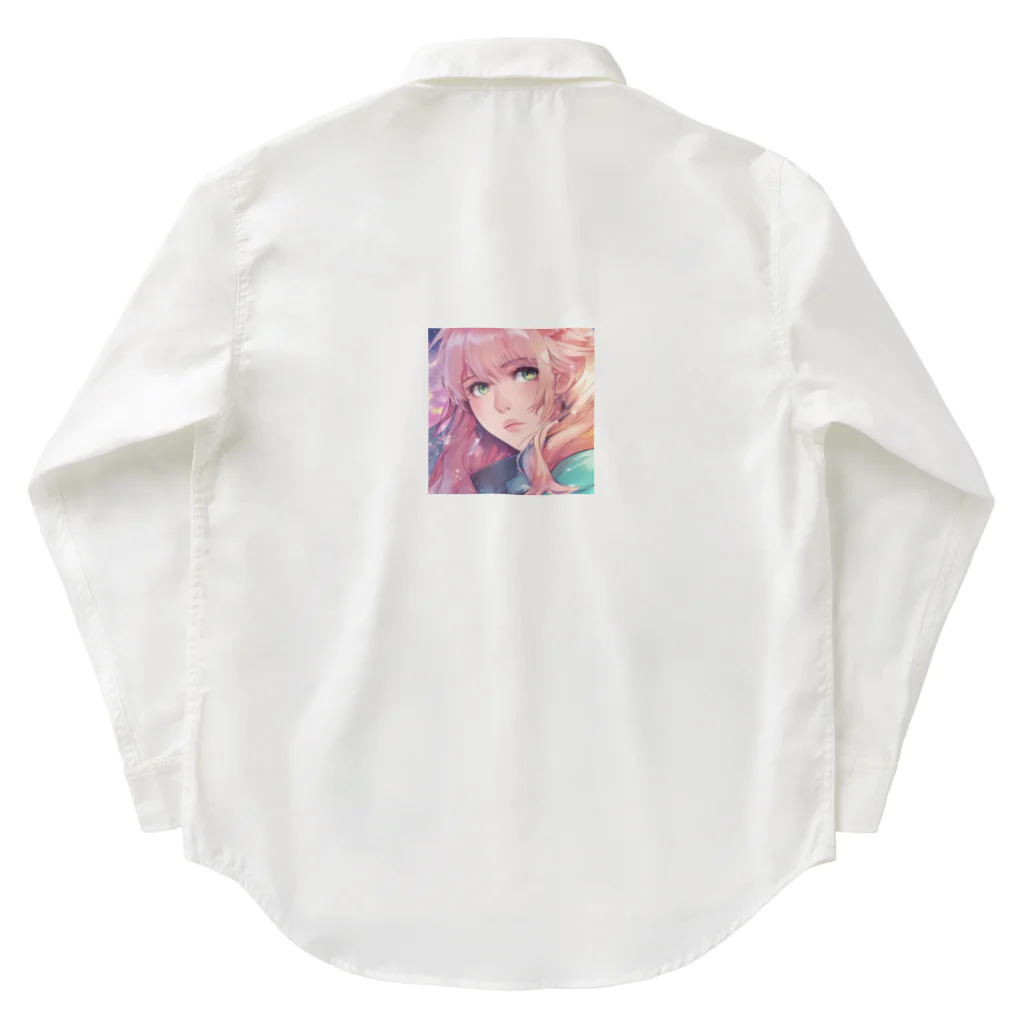 Kyon_IllustItemShopのアーティストのアンニュイ美人 Work Shirt