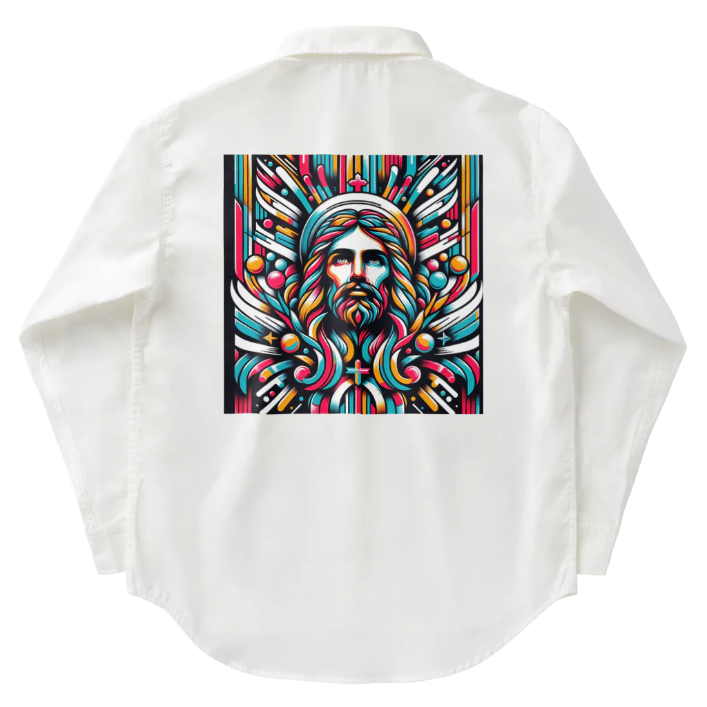 Kuris-DesignのThanks GOD,I'm alive. Work Shirt