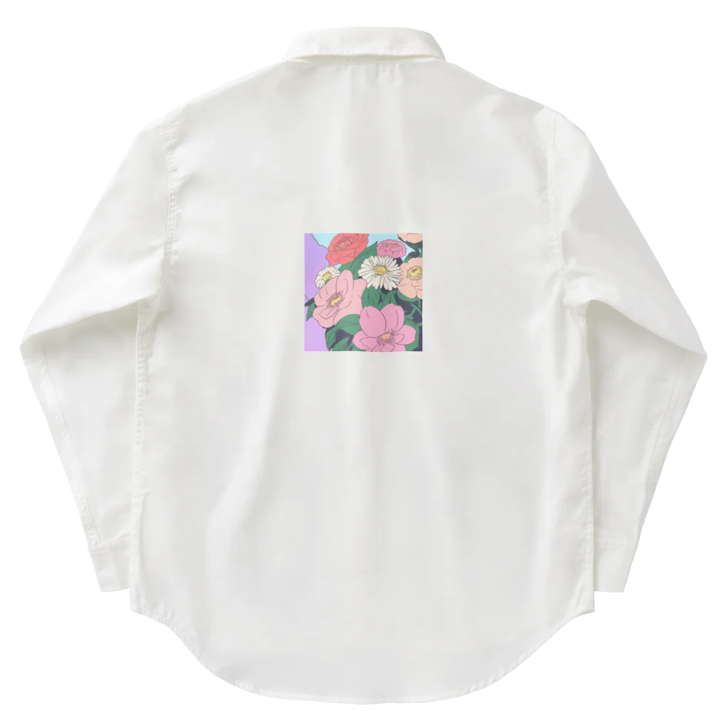 小町の花に囲まれた日常 Work Shirt