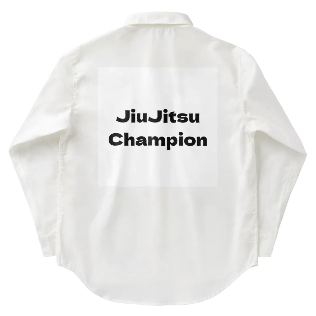 NoJiujitsuNoLifeの柔術ブランド　JiuJitsu Champion ワークシャツ