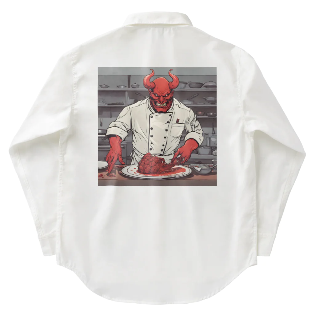 d-design-labのdevil's cookingグッズ ワークシャツ