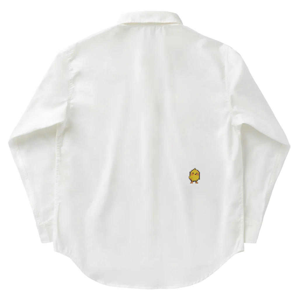 dotmagのドット絵風　ひよこグッズ Work Shirt