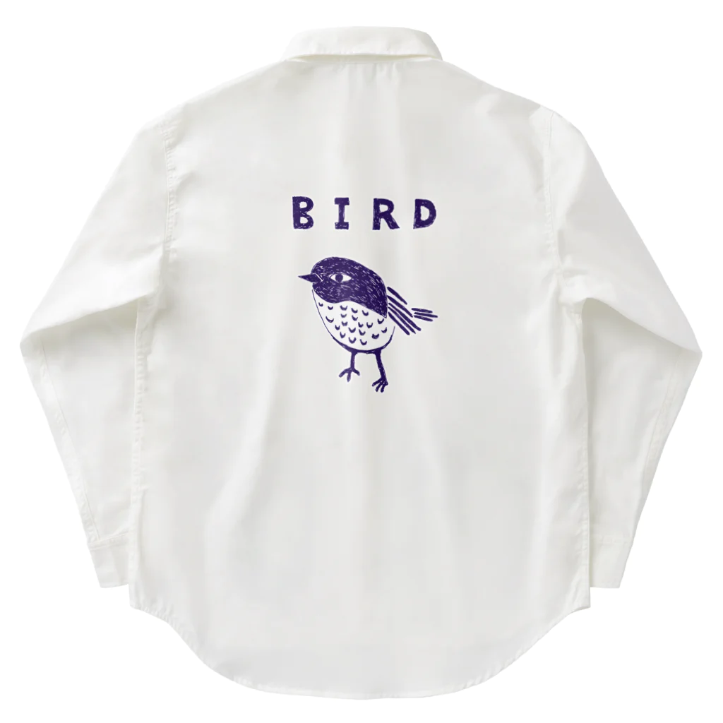 NIKORASU GOのトリマニア専用デザイン「BIRD」（Tシャツ・パーカー・グッズ・ETC） ワークシャツ