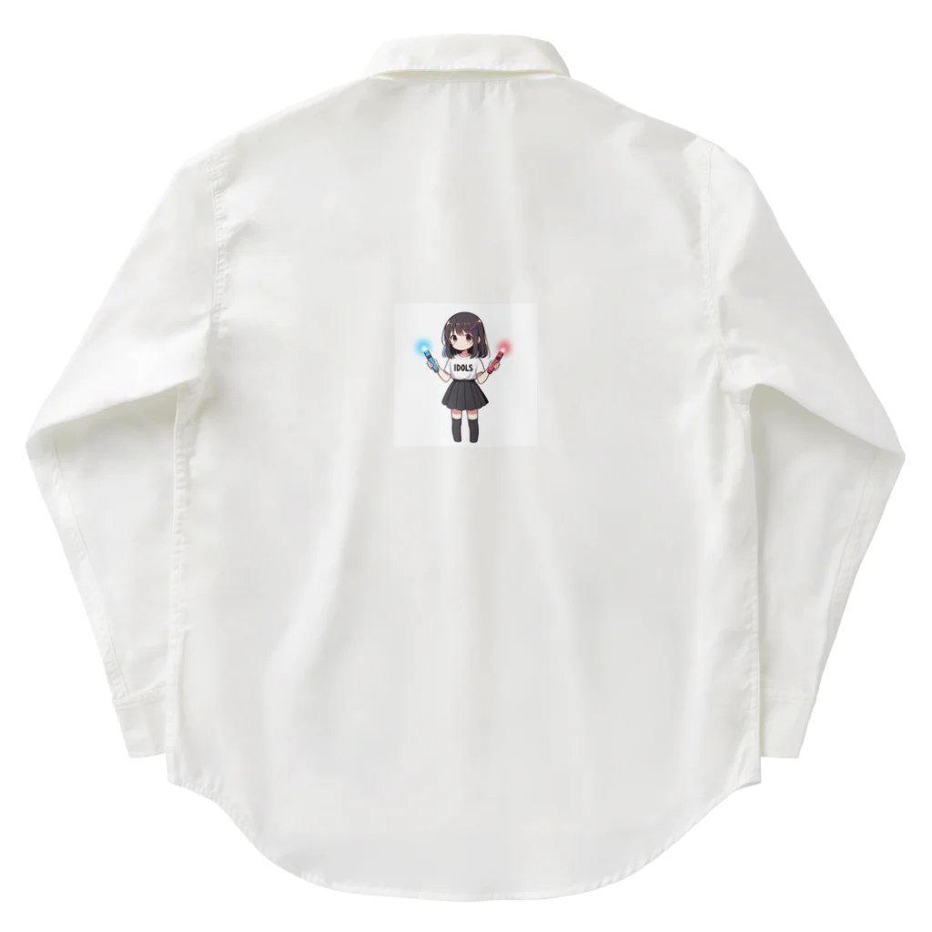 momomikansakuraのアイドル好き女子 Work Shirt