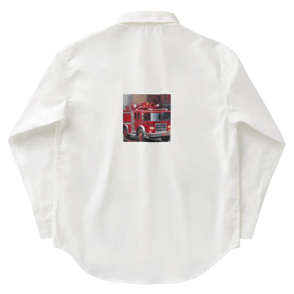 kokokokonoの消防車 ワークシャツ